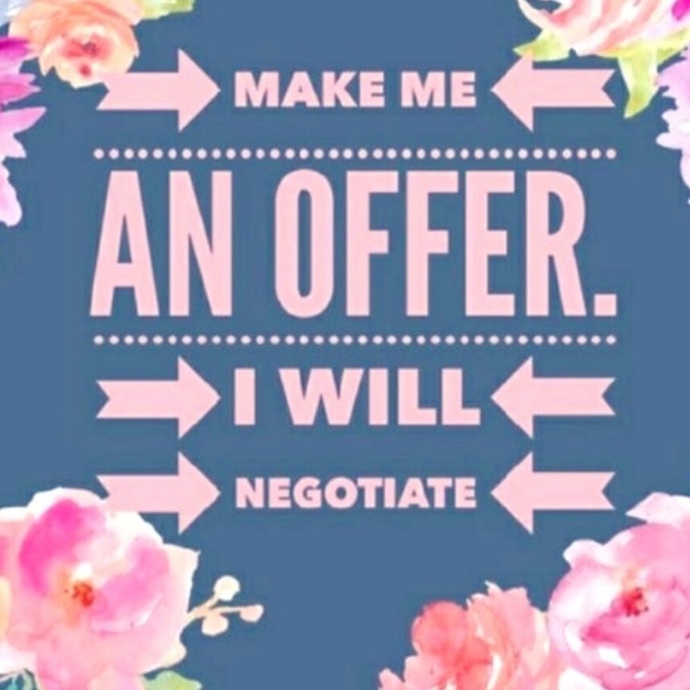 Make me an offer on the items you love